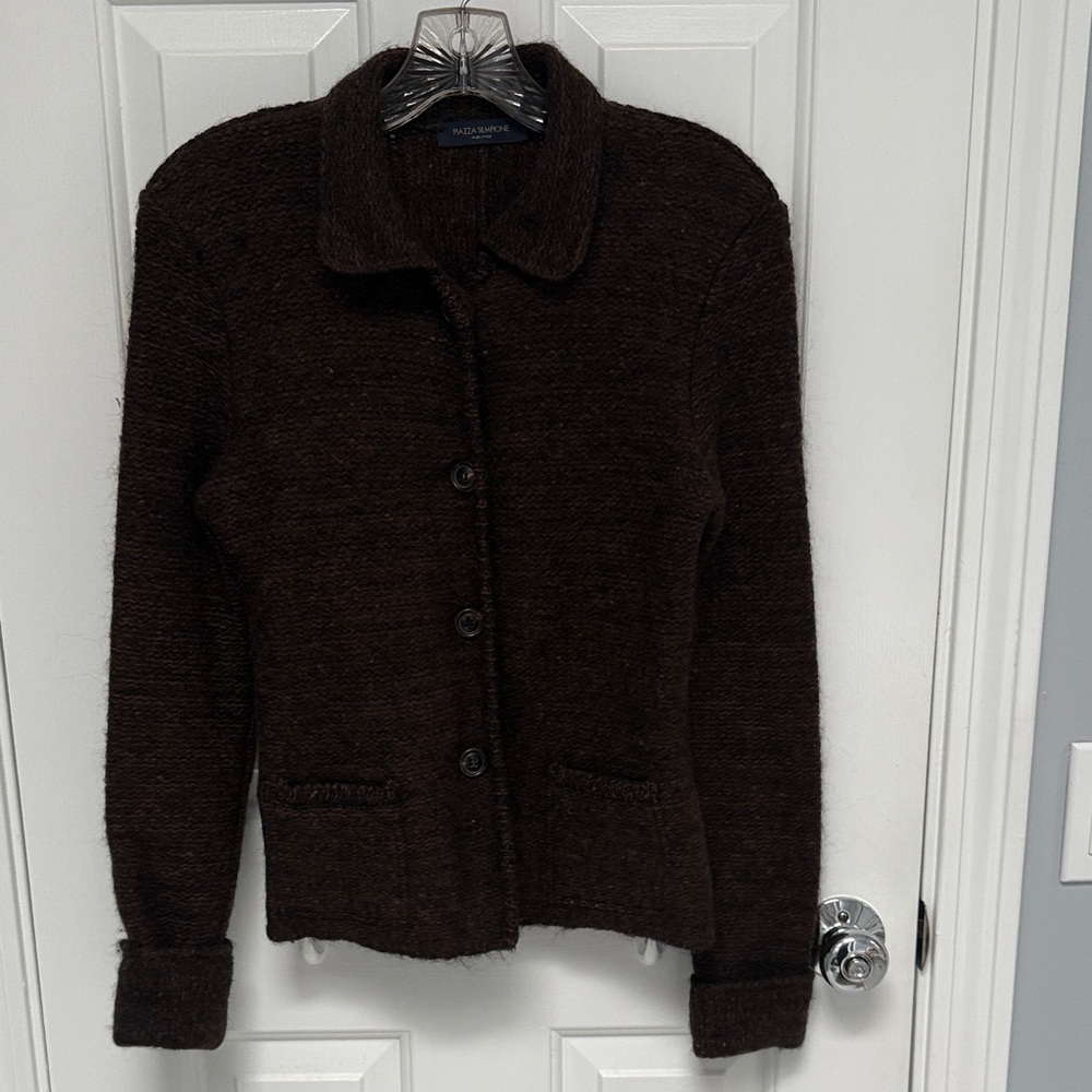 Piazza Sempione Dark Brown Blazer